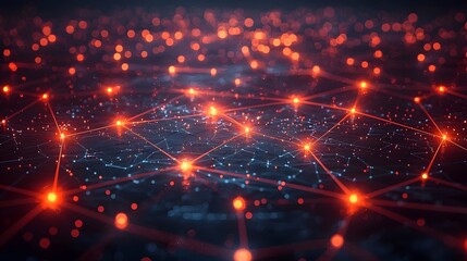 Poster - Vibrant interconnected network of digital infrastructure and industry