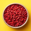 © Ilja - Bowl Full of Rich Red Fresh Goji Berries, Nutrient-Dense Superfood for Healthy Diet and Vitality