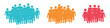 © Newton - People icon set. Containing group, team, community, population and senior icons. Human Resources icon set. Editable stroke vector illustration