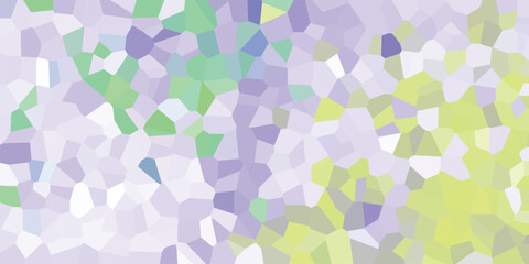 Aufkleber - Abstract geometric pattern featuring mosaic texture with cool color palette and soft pastel hues for decorative and graphic design projects