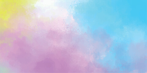 Aufkleber - Abstract watercolor background featuring a spectrum of soft pastel colors and subtle textured effects ideal for design projects