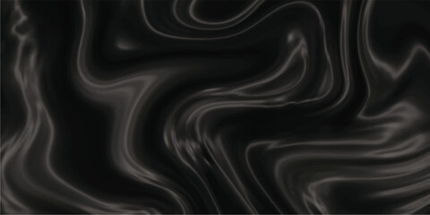 Poster - Elegant black satin texture background with fluid motion and soft light perfect for luxurious design projects and visual marketing campaigns