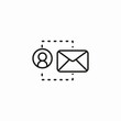 © Sevilkhanim - user mail connection icon sign vector