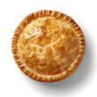 © MutshI - Golden-brown baked pie with flaky crust