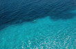 © daniiD - Vibrant blue water surface. Top view, clear refreshing.