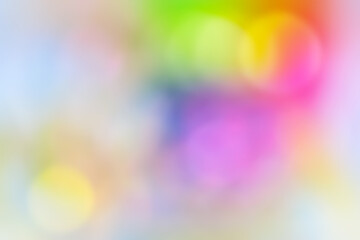 Wall Mural - Abstract colorful bokeh background blur, holiday wallpaper