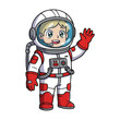 © xxoxshawon - Astronaut Kid Waving