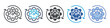 © Critical - Optimization icon set multiple style collection