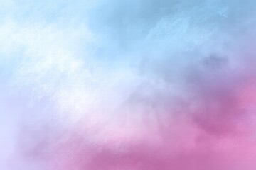 Poster - Abstract Pastel Sky with Blue and Pink Hues