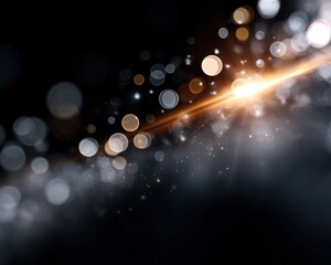 Poster - Vibrant abstract background with captivating lights