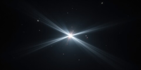 Poster - Bright Light in the Deep Darkness of Space
