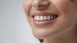 © dang - Close-up of a bright, healthy smile showcasing perfect white teeth and smooth skin