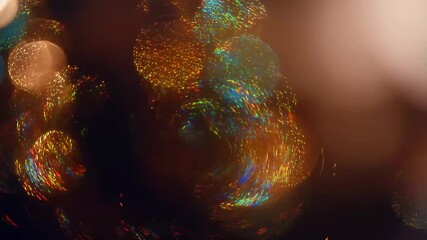 Poster - Abstract light painting effect with colorful circular motion background