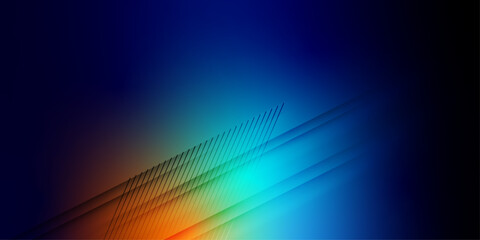 Poster - Abstract background neon wave.  Glowing abstract wave shiny motion, magic space light. Trendy layout template for business or technology presentation, internet poster or web brochure cover, wallpaper.