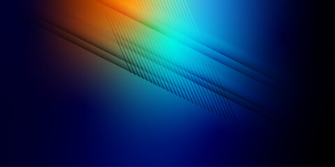 Poster - Abstract background neon wave.  Glowing abstract wave shiny motion, magic space light. Trendy layout template for business or technology presentation, internet poster or web brochure cover, wallpaper.