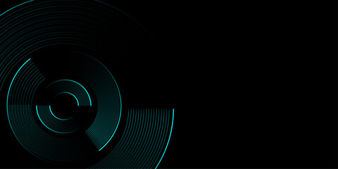 Poster - Abstract background neon wave.  Glowing abstract wave shiny motion, magic space light. Trendy layout template for business or technology presentation, internet poster or web brochure cover, wallpaper.