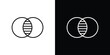 © Vipul - Opacity icon in line shapes, thin line design vector illustration