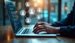© Aifaa - Networking Concepts and Coding Skills on Laptop in Modern Workspace