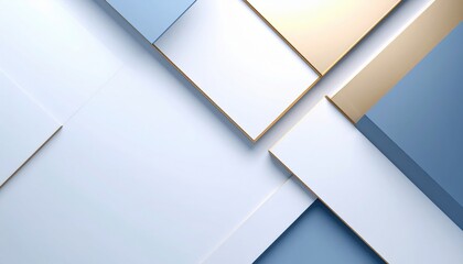 Poster - Dynamic geometric abstract shapes presentation digital art studio graphic design modern aesthetic close-up visual creativity