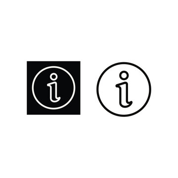 Informational Icons Contrasting Black and White Backgrounds for Enhanced Symbol Visibility and Universal Symbol Recognition Purposes