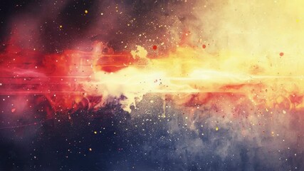 Wall Mural - a vibrant image of a bright and colorful space with stars, planets, and galaxies