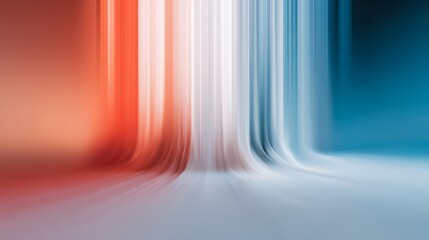Poster - Long, thin, red, white, and blue line