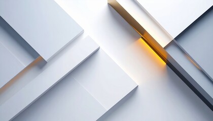 Poster - Dynamic geometric shapes abstract design digital art modern environment aerial view creative concepts for enhanced visual appeal