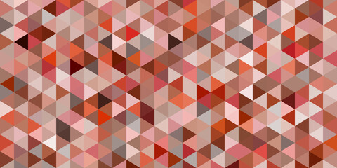 Aufkleber - Warm Triangular Pattern with Red and Brown Tones for use in web design, presentations, branding materials, and digital graphics. copy space