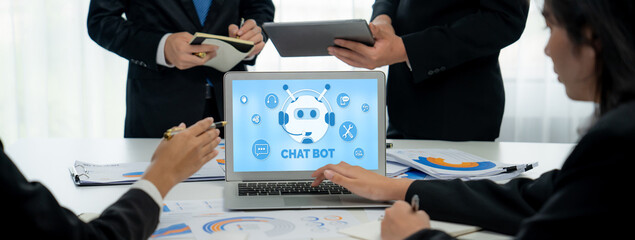 Poster - Chatbot software application for brisk online business that automatically reply to customer questions