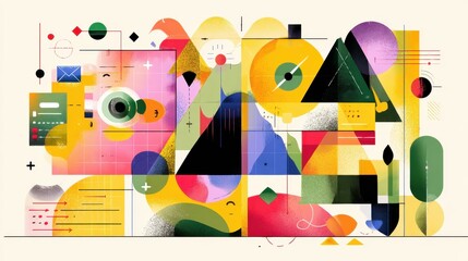Poster - Project implementation abstract concept vector illustrations., no logos, no brands