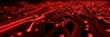 © Popelniushka - Dynamic Cybernetic Red: Futuristic Circuitry and Abstract Technology in 3D Illumination