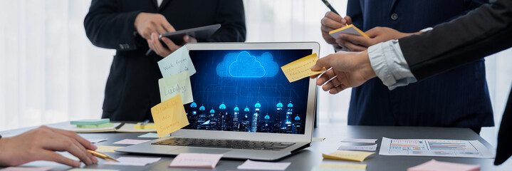 Poster - Cloud computing software for brisk remote work and personal data storage