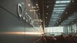 © FocusFusion - Customs declaration sign at international airport terminal