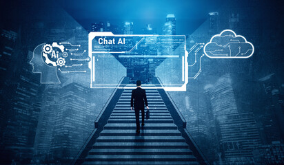 Poster - AI chatbot using prompt engineering and LLM deep learning delivers explainable generative AI for smarter, more efficient business support. Vouch