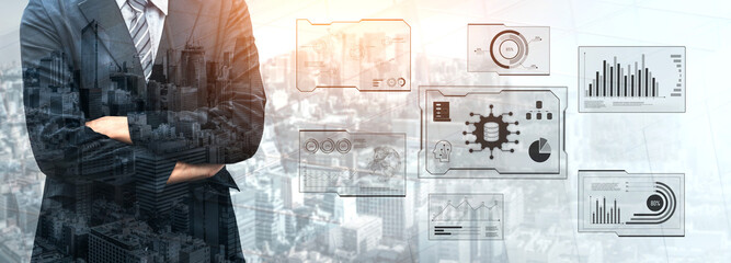 Poster - Big data visualization dashboard showing analytics, insights, and performance. Data supports decisions, data reveals trends, data powers analytics, and transforms strategy. Vouch