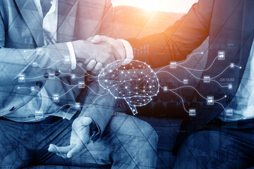 Poster - AI transforms how we manage digital data. From smart indexing to AI-driven search, file handling becomes intelligent. AI file management improves speed, accuracy, and data organization. Spline
