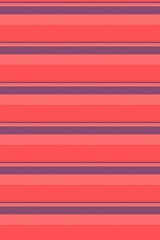 Poster - Vibrant coral and muted purple horizontal stripes create a captivating textile pattern.