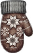 © 혜원 이 - Cozy Knitted Winter Glove Ornament