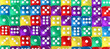 © Pixel-Shot - Many colorful dices as background