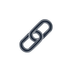 Poster - Linked rings illustration showing partnership association or connected network links, connection chain sign, web concept