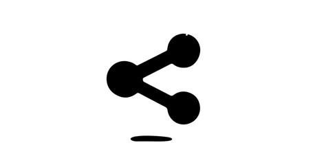 Fototapete - Interface icon share icon vector image for social media sharing and connection symbol for content distribution online now vector