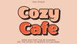 © hyperbleh - Bold cozy cafe typographic design with retro modern style