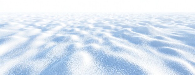 Wall Mural - empty snow ground texture nature winter wonderland.