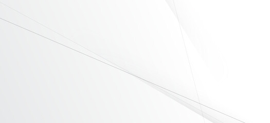 Wall Mural - modern light grey and white subtle shadows lines abstract background.