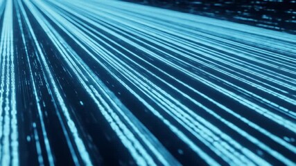 Futuristic digital data stream background featuring binary code, technology concept. Abstract cyberspace stream, matrix, and code.