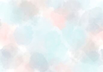 Poster - Abstract watercolor background with pastel colors creating a soft and dreamy texture that evokes