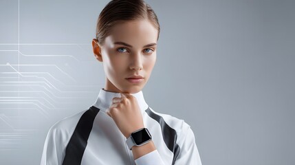 Poster - presenting modern tech wearables