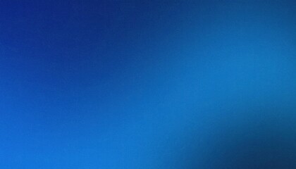 Poster - Sapphire To Navy Blue Gradient Background With Textured Film Grain Overlay