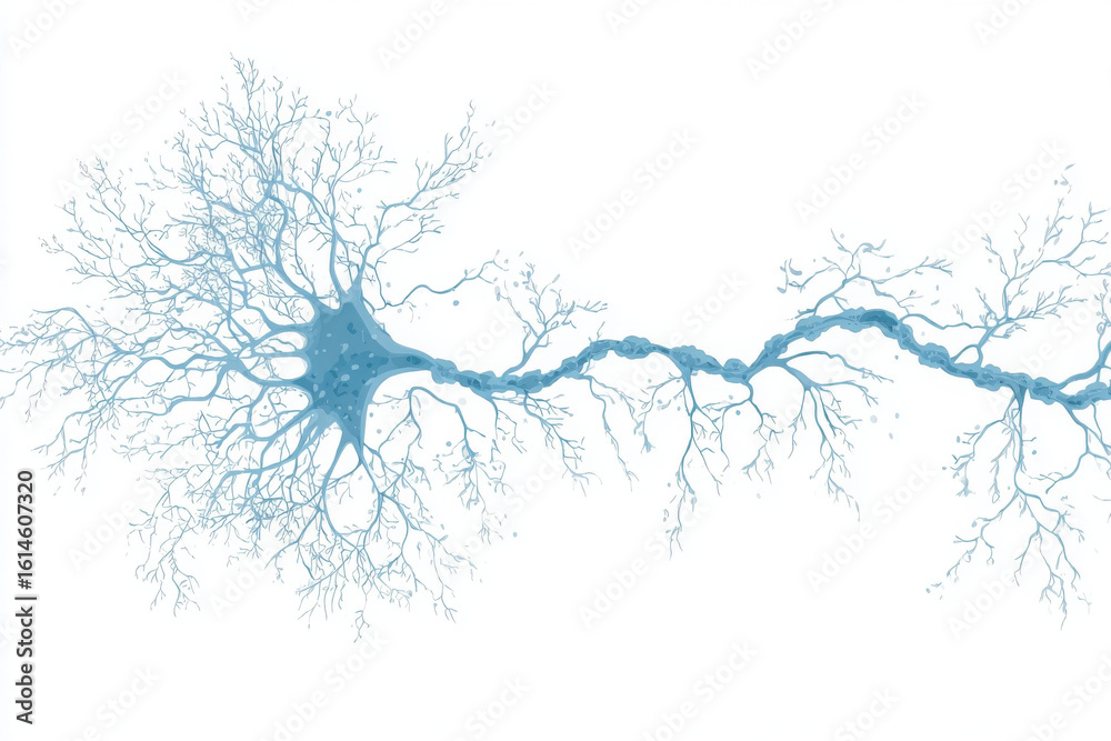 Neuron structure is flat and minimal it transmits impulses with simple ...