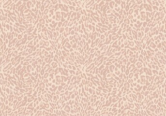 Poster - Elegant and seamless animal print background with a leopard skin pattern in pastel colors perfect